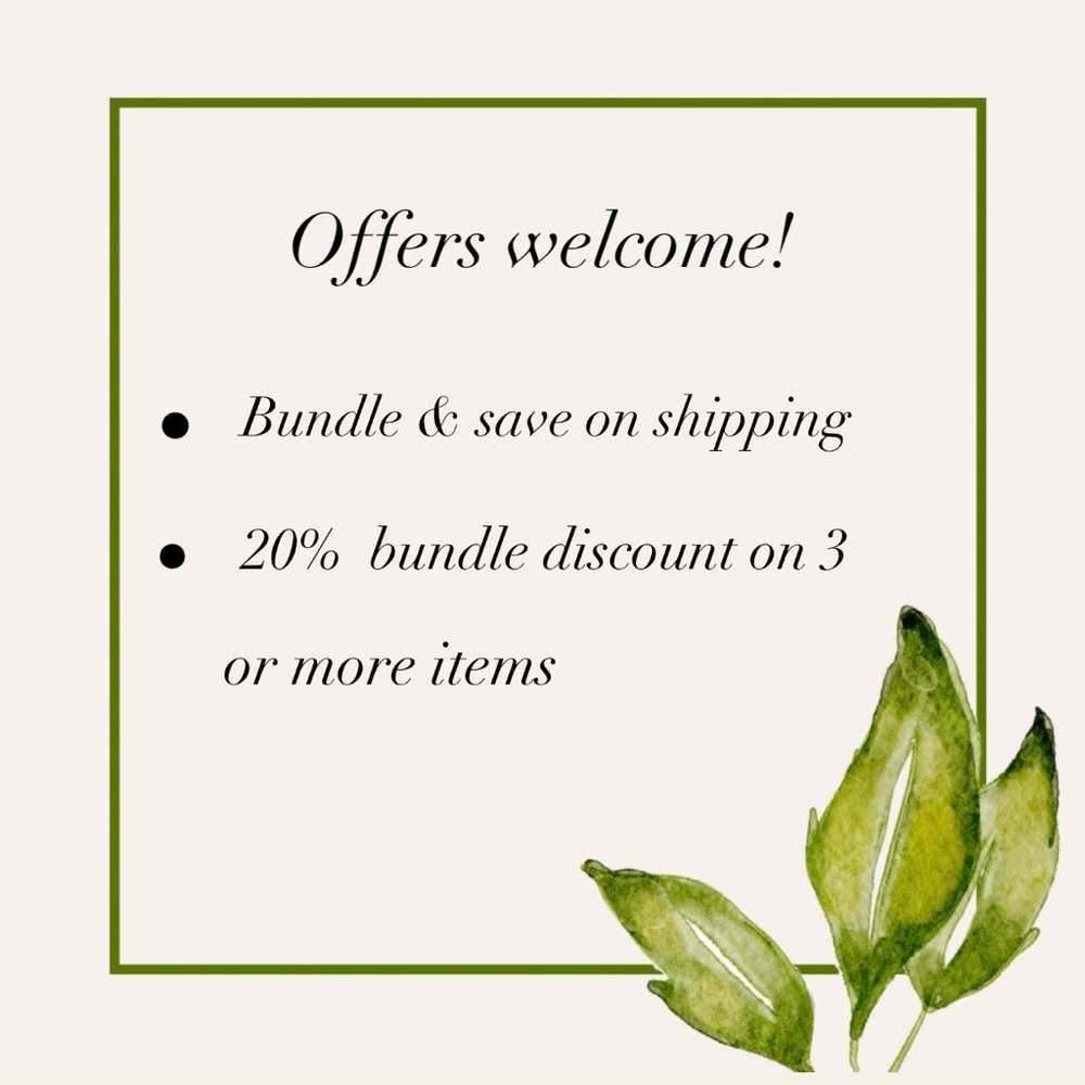 Offers Welcome!